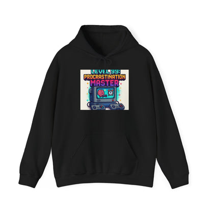 Hoodie — "Level 99 Procrastination Master" Retro Gamer Hoodie