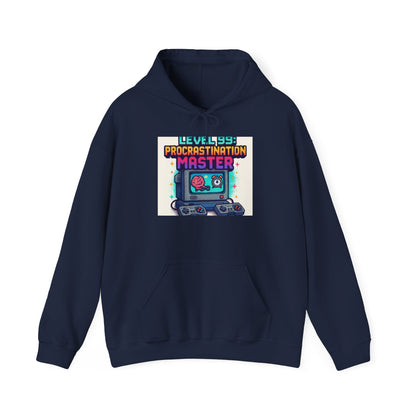 Hoodie — "Level 99 Procrastination Master" Retro Gamer Hoodie