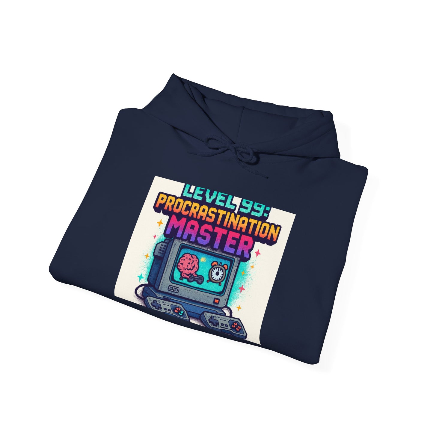 Hoodie — "Level 99 Procrastination Master" Retro Gamer Hoodie