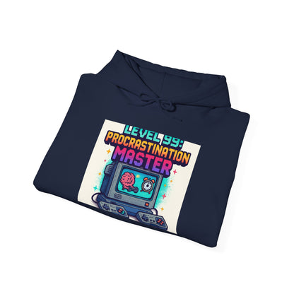 Hoodie — "Level 99 Procrastination Master" Retro Gamer Hoodie