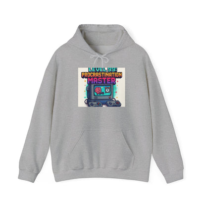 Hoodie — "Level 99 Procrastination Master" Retro Gamer Hoodie